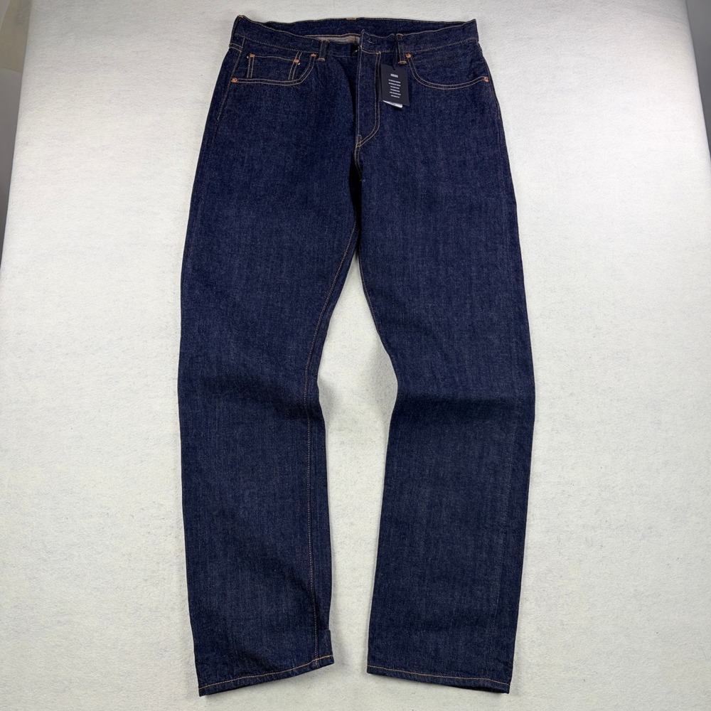 Buck Mason Ford Standard Japanese Loomstate Selvedge Denim Jeans Indigo 34x34